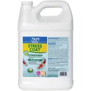 API Pond Stress Coat 1 Gallon Makes Tap Water Safe and Protects Fish
