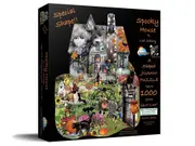 SunsOut Spooky House Shaped Jigsaw Puzzle 1000 Pieces (SUN95615)