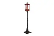 Clearance 190cm Music Playing Snowing Christmas House Lantern On Lamp Post