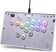 yoxxzus Arcade Stick 16Keys All-Button Controller Street Fight for PC/PS3/PS4/Switch/Steam