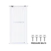 Alston Extra Tall 150cm Baby Pet Security Gate Safety Gate Easy Fit Fence Two Way Opening No Drill Needed Extension Part Width of 10.5/21/32cm Option