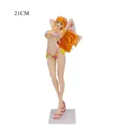 21cm Anime Figures One Piece Nami Statue PVC Figurine Model Toys Gift New