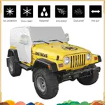 SUNSHIELD 罩,適用於 JEEP WRANGLER TJ 1997-2006 防雪雨罩防風雨車罩車身防塵紫外線保