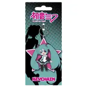 Hatsune Miku Star PVC Keyring