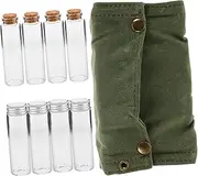 Abaodam Camping Spice Organizer Outdoor Portable Seasoning Bottle Set Storage Bag for BBQ Outdoor Activities