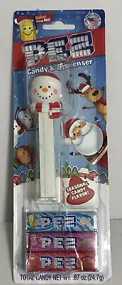 PEZ Candy & Dispenser Collect Them All Holiday Edition Snowman 2021