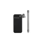 Verbatim 1TB Pocket SSD USB 3.2 Gen 2 1TB Black Grey. Convenient Keyring cable holder. Compact, Rugged. Ultra Lightweight Performance 58g