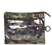 New Lug Travel Set of 3 TRANSPORT Cosmetic Make-up Bag Case - CAMO GREEN