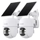 Cinnado 2K Cameras for Home Security-2.4G WiFi Outdoor Camera Wireless Solar/...