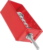 Hanging Shock Absorber Mounted Isolator for Studio Isolator Suspended Spring Vibration Isolator Hanger Attachment Damping Floor Mount Isolator Material Rubber Red