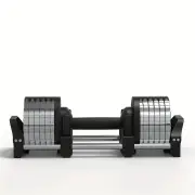 NNETM 1pc Adjustable Stainless Steel Dumbbell - Fitness Training Dumbbell
