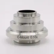For Leica Microscope 0.55x Adjustable C-mount Camera Adapters Relay Lens