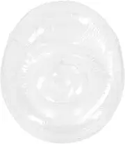 Inflatable Chair, Transparent Clear Blow Sofa with Back Support, Funny Indoor Outdoor Blow Up Furniture for Yard Parties Gardens Bedrooms Living Room