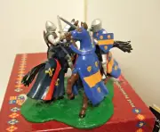 Britains 40240 Agincourt, Knights Duelling, Earl of Suffolk V. Duc de Bourbon