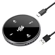 Upgrated USB Conference Microphone with SpeakerLaptop Omnidirectional Compute...