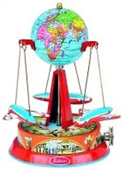 Wilesco Roundabout with Globe for Toy Steam Engines - Globus-karussell M71 - 00710 - Tin Toy Train - Unisex - All Ages - Adult Hobbyists, Model Builders