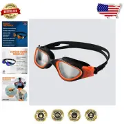 Photochromatic Full Rim Swim Goggles for Optimal Eye Protection and Comfort