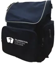 Navy Prim Pak Bag With Print