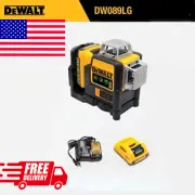 DeWalt DW089LG 12V Green Line 3 x 360 Laser Level Laser + battery + charger US