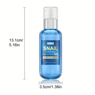 Ruoall Snail Mucin 92% 保濕霜,適合乾性皮膚的日常面部凝膠霜,敏感肌膚,晚霜,用於撫平細紋和黑眼圈