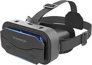 VR Headset for Phone,VR Virtual Reality Headset with 3 Adjustable Headbands | Game System with High-Definition Smartphone VR for Movies, Games, TV