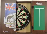 PRO STAR Dart Board Set Sports Bar Australia Dart Board Cabinet + Pro MICRO