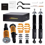 [MaXpeedingrods] 24 Levels Adjustable Coilover Coilovers Absorber Strut compatible for BMW E46 Sedan 330i Lowering Kit