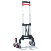 NNEVL Foldable Stair Transport Trolley 70 kg Aluminium Silver