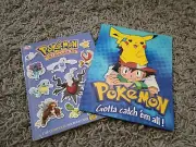 Pokemon Gotta Catch 'Em All 1999 Vintage Three-Folder (unpunched) Stickedex book