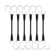 Rubber Cords with Hooks 6 Inch,Rubber Bungee Cords Heavy Duty Outdoor9828