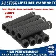 8X 2500° Spark Plug Wire Boots Heat Shield Protector Sleeve Cover For FORD CHEVY (for: Honda)