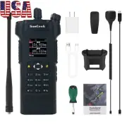 HAMGEEK APX-8000 12W Dual Band Radio Walkie Talkie w/ Mic+Programming Cable USA