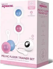 Bodywand Squeeze Pelvic Floor Trainer Set - USB Rechargeable Weighted Vibrating Kegel Set