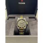 最高版本 TUDOR 帝舵錶 BLACK BAY S&G 貝克漢廣告款 黑面半金潛水款 M79733N 男士腕錶