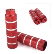 Bicycle Pedal Stunt Pegs Front Rear Axle MTB Bike Anti-Slip Axle Aluminum Red AU
