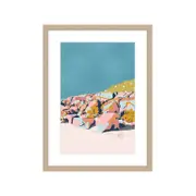 Terracotta Cove Framed w/ Standard White Border 60x90cm