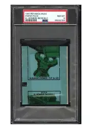 1980-1981 Incredible Hulk Sealed Pack Card Stickers Reyauca Venezuelan PSA 8