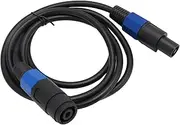 Speaker Cable, 1.8m Length Male to Female Professional Speaker Cord with Twist Lock for Stage Display for Speakon