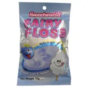 Sweetworld Blueberry Candy Fairy Floss 15gm x 18