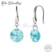 Circlet Hook Earrings (Turquoise)
