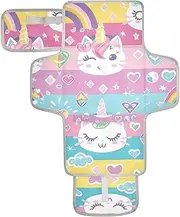 Reusable Changing pad Baby with Tissue Pocket Changing Pads for Changing Table with Built-in Pillow