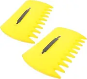 Abaodam Garden Leaf Collector Rake 1 Pair Plastic Yard Rake Strong Clamping Force for Pickup