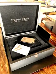 Romain Jerome THE TITANIC DNA Watch Box Set W/Certs Complete Near Mint Swiss