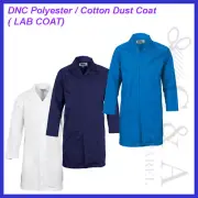 DNC workwear Dust Coat Lab Coat Raglan Sleeves Pencil Partition Pocket Long Coat