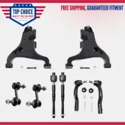 Front Lower Control Arms + Tierods Sway Bars for QX56 Armada Titan