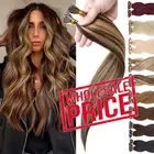 200S Full Head Thick Nano Loop Tip Micro Ring Remy 100% Human Hair Extensions AU