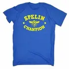 Spelling Chanpion T-SHIRT Champion bees scholars book college funny Gift Gifts