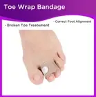 Broken Toe Wraps 6 Pcs Bandages Hammer Toe Separator Splints