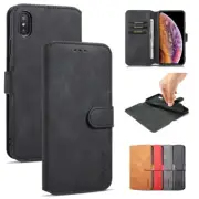 For iPhone 15Pro 6s/6 7/8 Plus XR XS Max Deluxe Retro Leather Wallet Case Cover