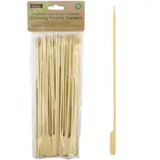 Eco Bamboo Paddle Skewers 25cm (Pack of 50)